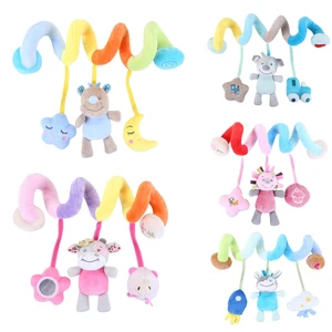 New Stem Children's Crack Bed toy Cart Spiral Baby toy for newborns Car Baby Baby Baby Towel Towel 0-12 months 12 Main Sales toy Bebe 0 12 months - №8