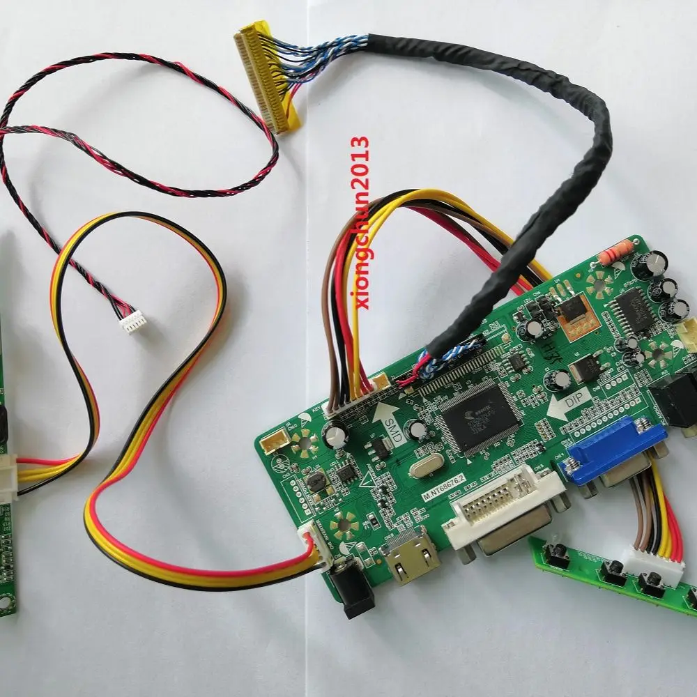

Комплект для LM240WU8-SLA2/SLA1/SLA3/SLE2/SLE3/SLE4/SLF1 1920 × 1200 VGA HDMI-совместимая плата контроллера 24 "DVI панель LED LCD LVDS