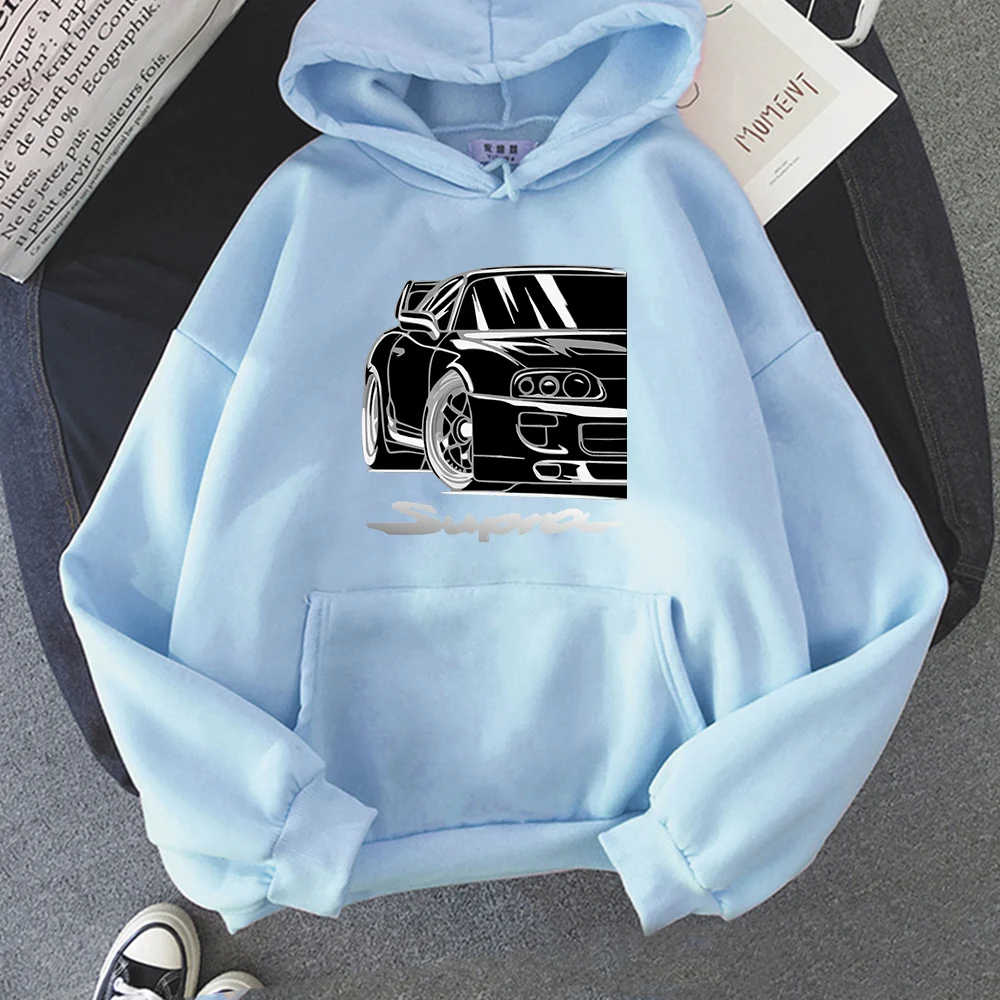 Anime Drift Hoodie Japanese Anime AE86 Hoodies Sweatshirt Print Trend Men Clothes Hip-Hop Male Crewneck Streetwear Men