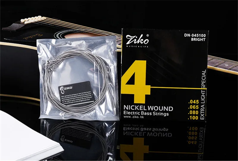 DN-045 ZIKO 045-100 Bass E-Gitarren-Saiten Teile Großhandel Musikinstrumente Zubehör – Detail 3