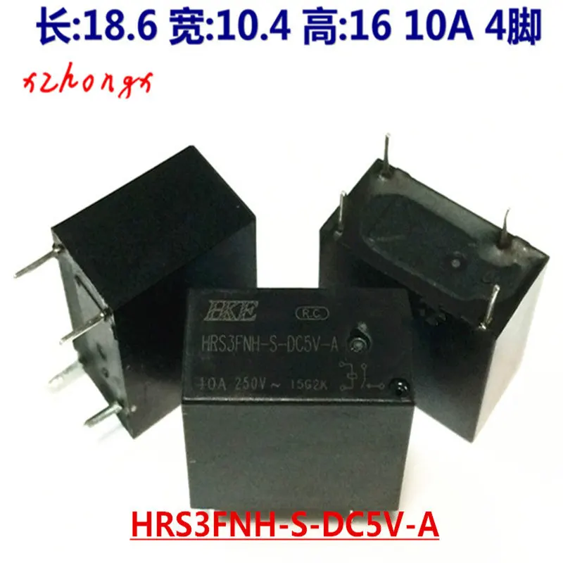 

HRS3FNH-S-DC5V-A HRS3FNH-S-DC12V-A HRS3FNH-S-DC24V-A 4PINS 10A Relay