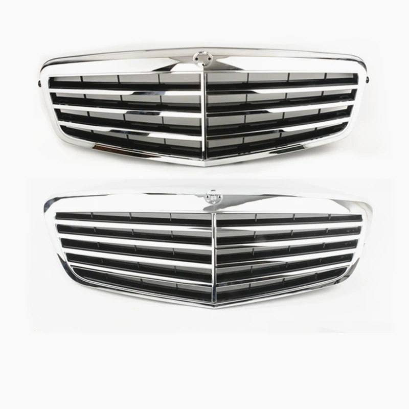 Front Upper Bumper Grill For Mercedes Sedan W212 E-Class E200 E260L E280L E300L E320L 2010-2013