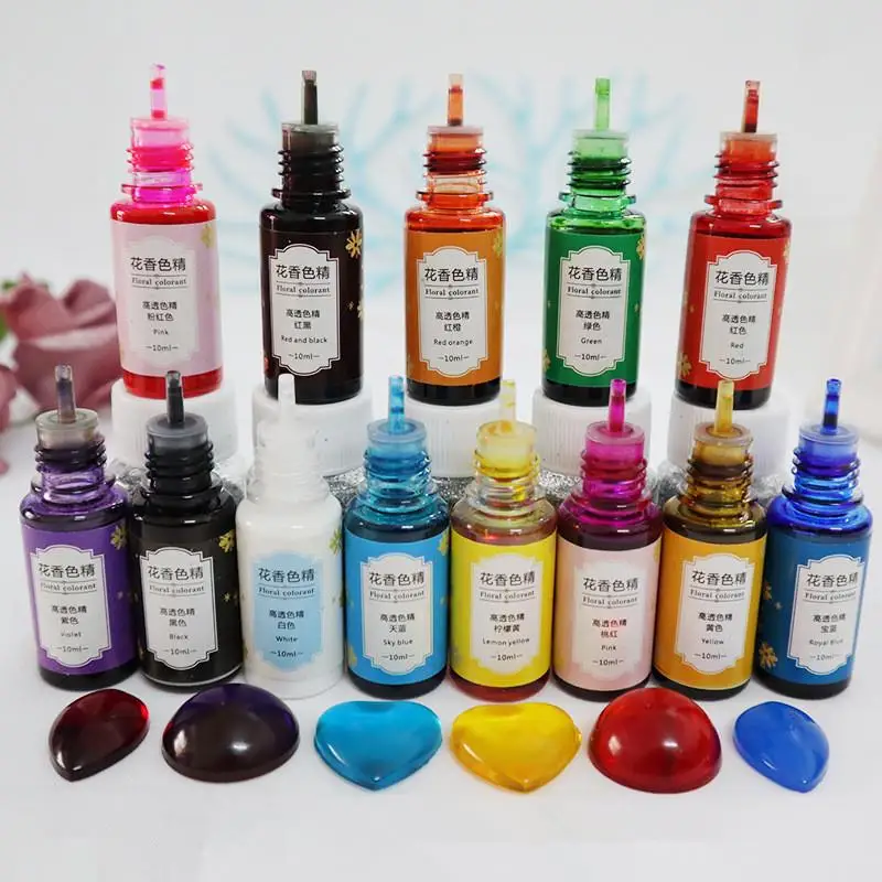 10ml Epoxy Resin Diffusion Pigment Epoxy Resin Pigment alcohol ink Liquid Colorant Dye Ink Diffusion Resin Jewelry Making