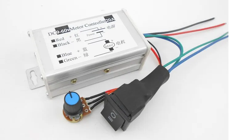 DC Motor Controller Motor Drive Module 12v24v36v48v Reverse Switch Forward and Reverse Speed Governor