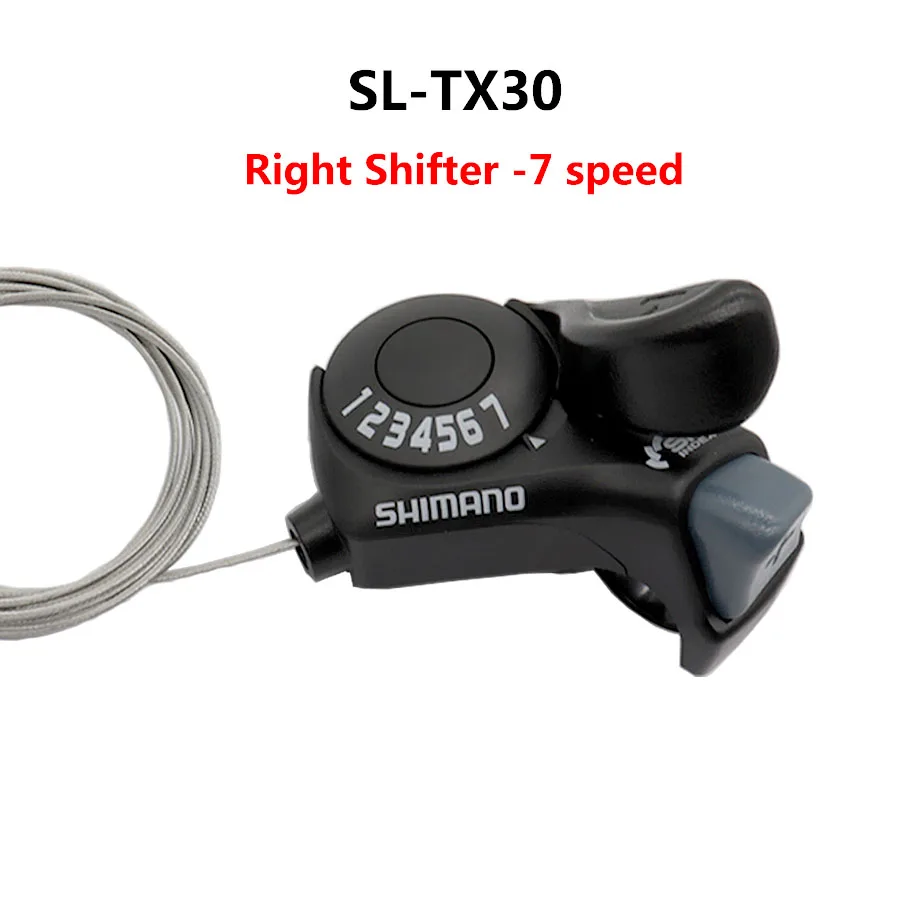 Shimano Tourney SL TX30 دراجة رافعة تحول 6s 7s 18s 21s سرعة SL-TX30 المتحولون الداخلية والعتاد كابل وشملت #2