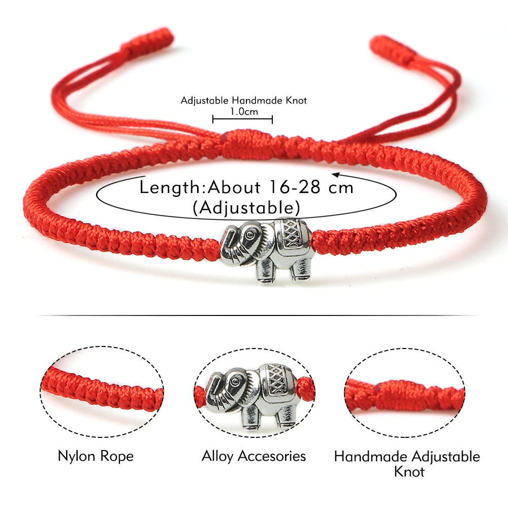 Tibetan Buddhist Charm Bracelets & Bangles Lucky Buddha Elephant Dumbbell Beaded Bracelet For Women Men Yoga Wristband Jewelry