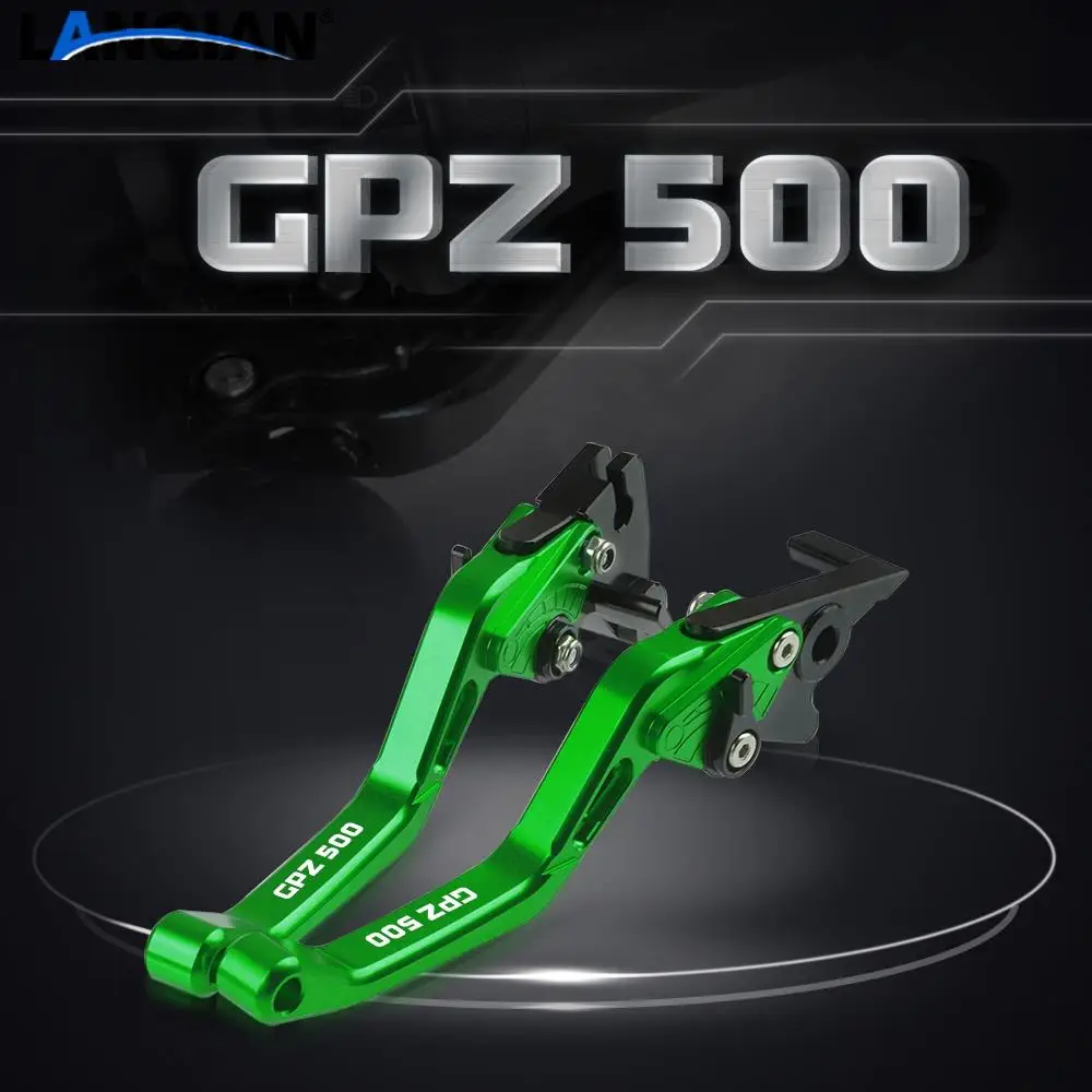 For Kawasaki GPZ500S EX500R Motorcycle Short Aluminum Adjustable Brake Clutch Levers GPZ 500S EX 500R 1990-2009 2008 Accessories