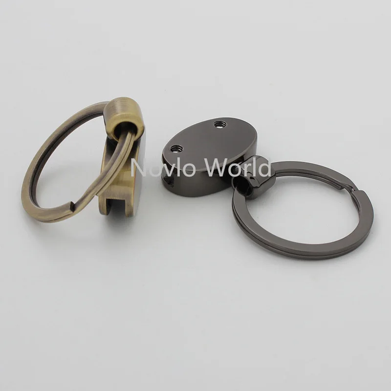 5-20 pieces 25mm Durable metal turn key ring DIY handbags tarnishing 1 inch rotatable key ring for purses crafts sewing
