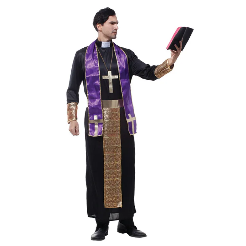 Umorden – Costume de communion religieux européen pour hommes, Cosplay pour adultes, fantaisie d'halloween