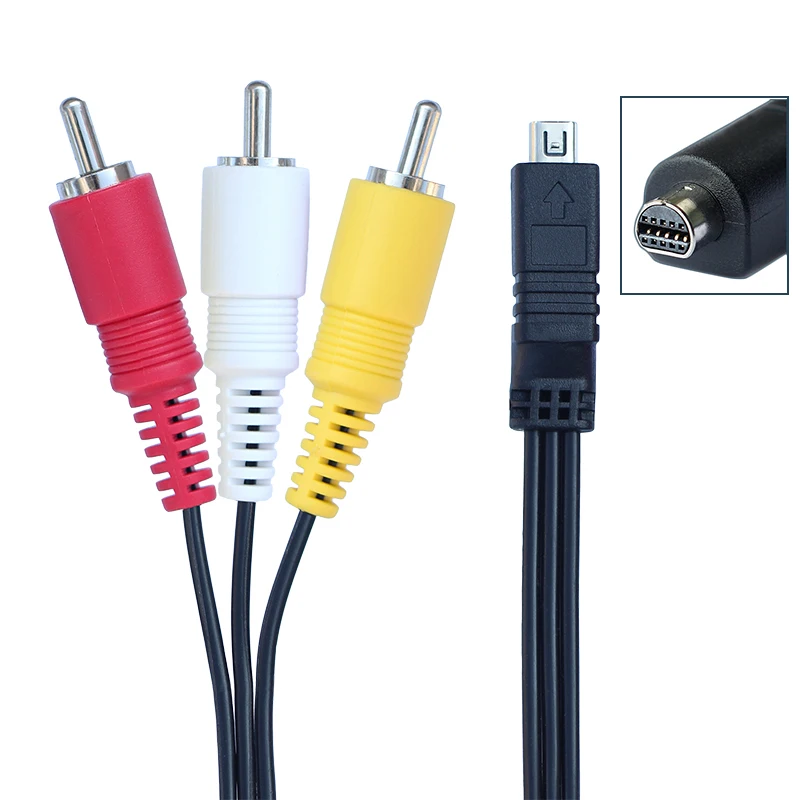 10 PIN, aby sygnał wizyjny AV RCA aparat cyfrowy kamera kabel do Sony DV