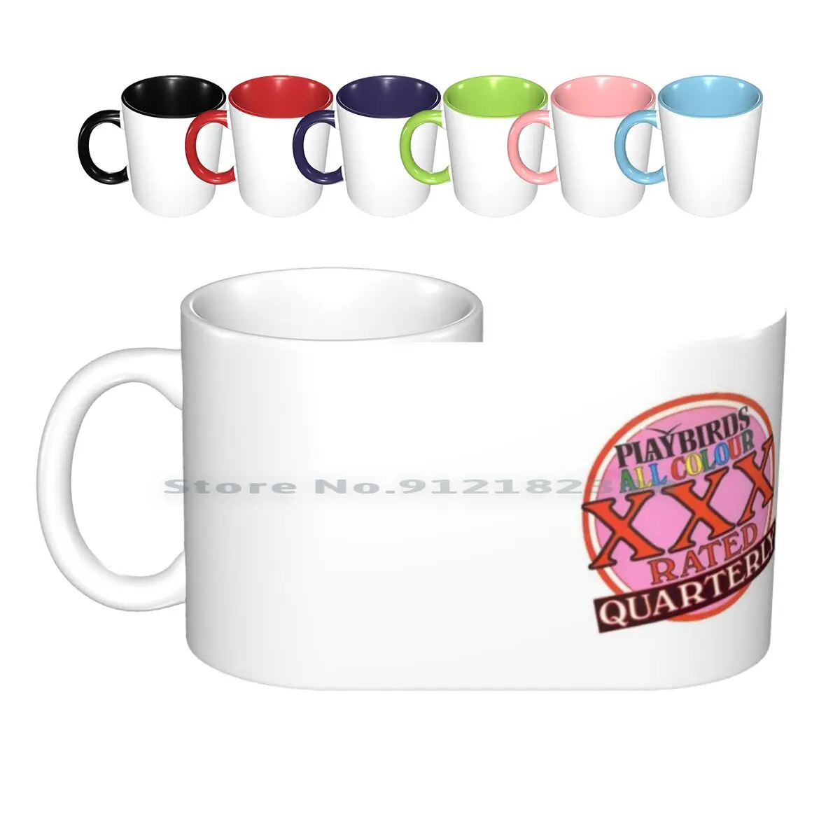 Playbirds Quarterly Ceramic Mugs Coffee Cups Milk Tea Mug Trash Sleaze Smut Sexploitation Adult Magazine Magazine Mens Magazine