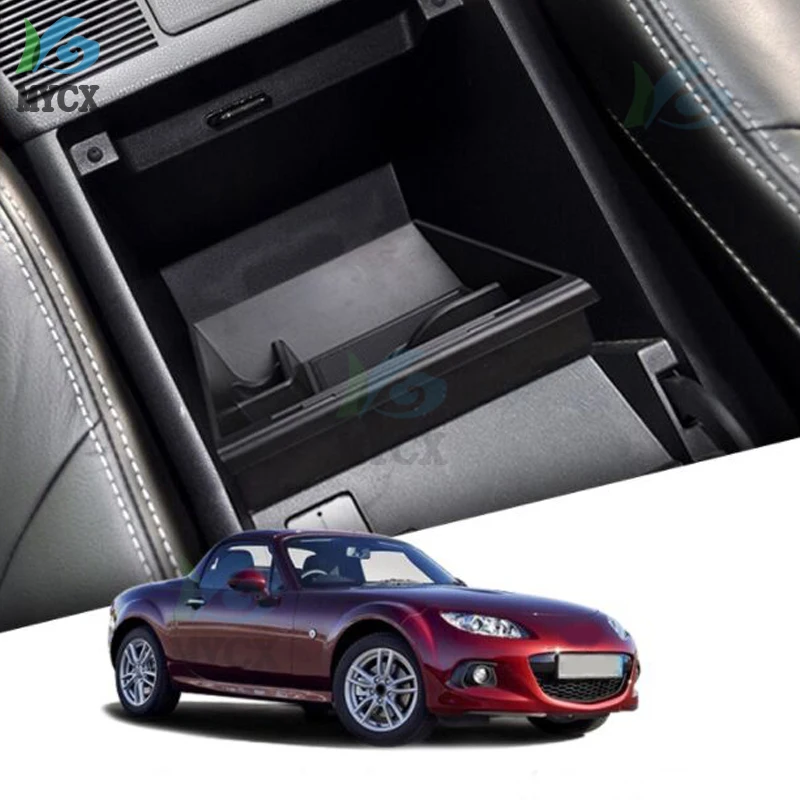 

Ящик для хранения центральной консоли в подлокотнике для Mazda MX-5 NC 2006 2007 2008-2014 MX5 MIATA Roadster, лоток для аксессуаров