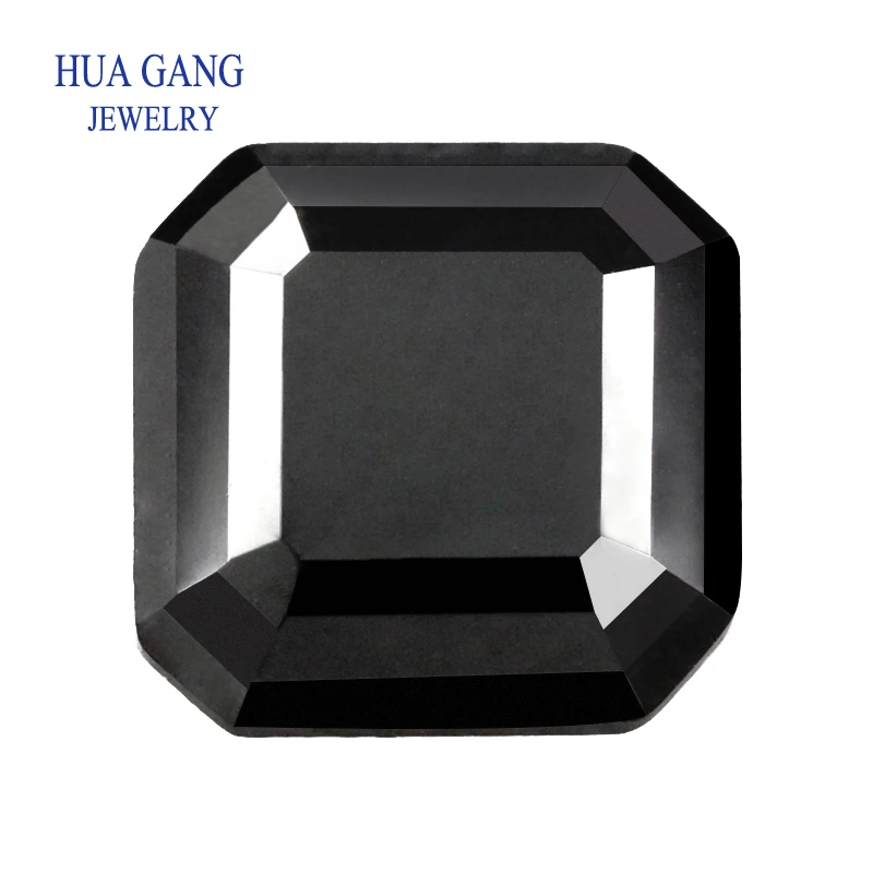 

Square Shape Parallel Cut Loose CZ Stone 4MM~10MM AAAAA Black Synthetic Gems Cubic Zirconia For Jewelry