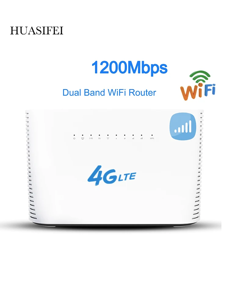 Unlock 1200Mbps Wifi router 4G LTE cpe mobile router, support LAN port SIM card slot portable wireless router 4G USB modem wifi