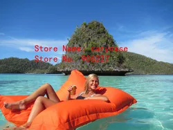 oversized luxury comfortably accommodate two adults float beanbag, pool floating bean bag lounge cushion - outdoor enjoyment