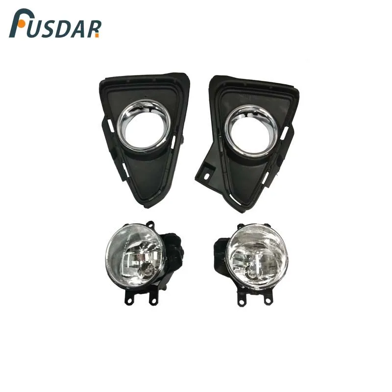 

Front Fog Light Lamp W/Cover Eye Trim Set Left Right For For Toyota RAV4 2016-2018