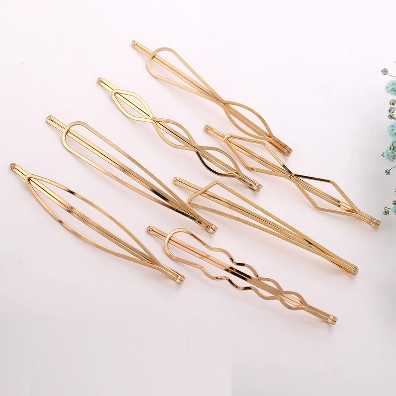 10PCS/Pack  KC Gold Color Hair Pins Clips Wedding Hair Jewelry for Women  Girl DIY Hair Clips Jewelry Making Findings Wholesale