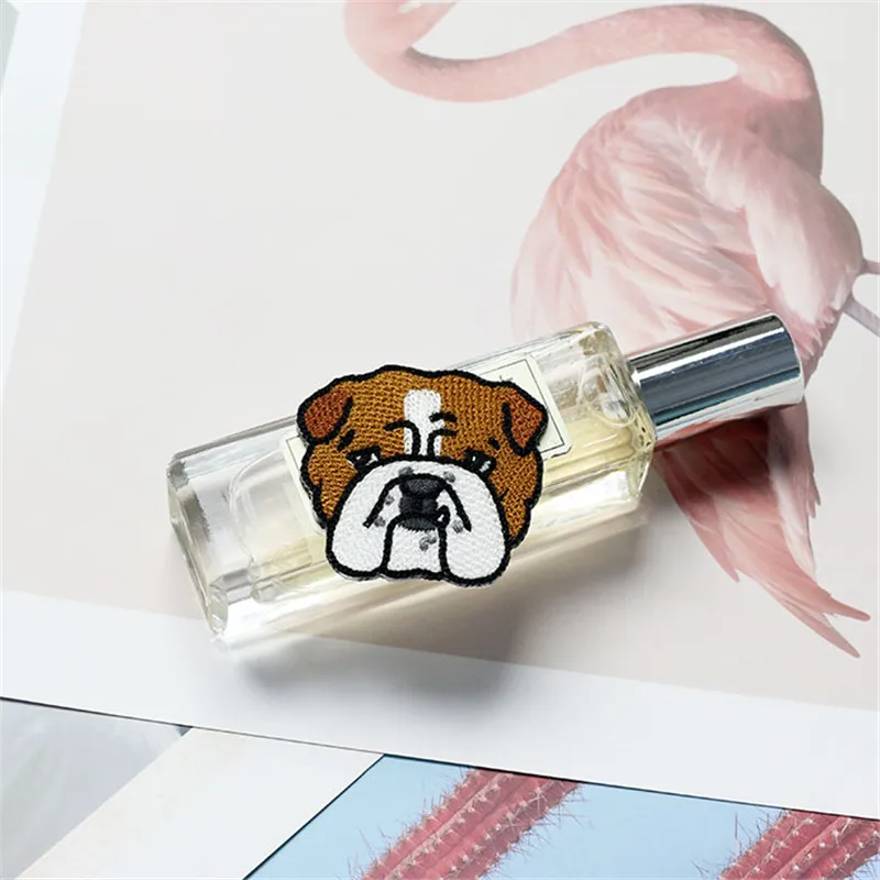 AHYONNIEX 1 Stück Hund Stickerei Reparatur Patches Tasche Jacke Jeans Cartoon Eisen Auf Patches für Kleidung Nette DIY Kleber Aufkleber – Detail 4