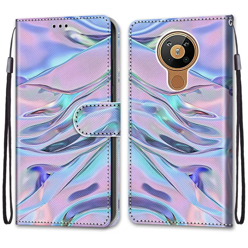 KL Leather Magnetic Case For Nokia G20 G10 6.3 5.3 2.3 G 20 10 Nokia6.3 NokiaG20 Phone Cover Flip Wallet Painted Funda Etui