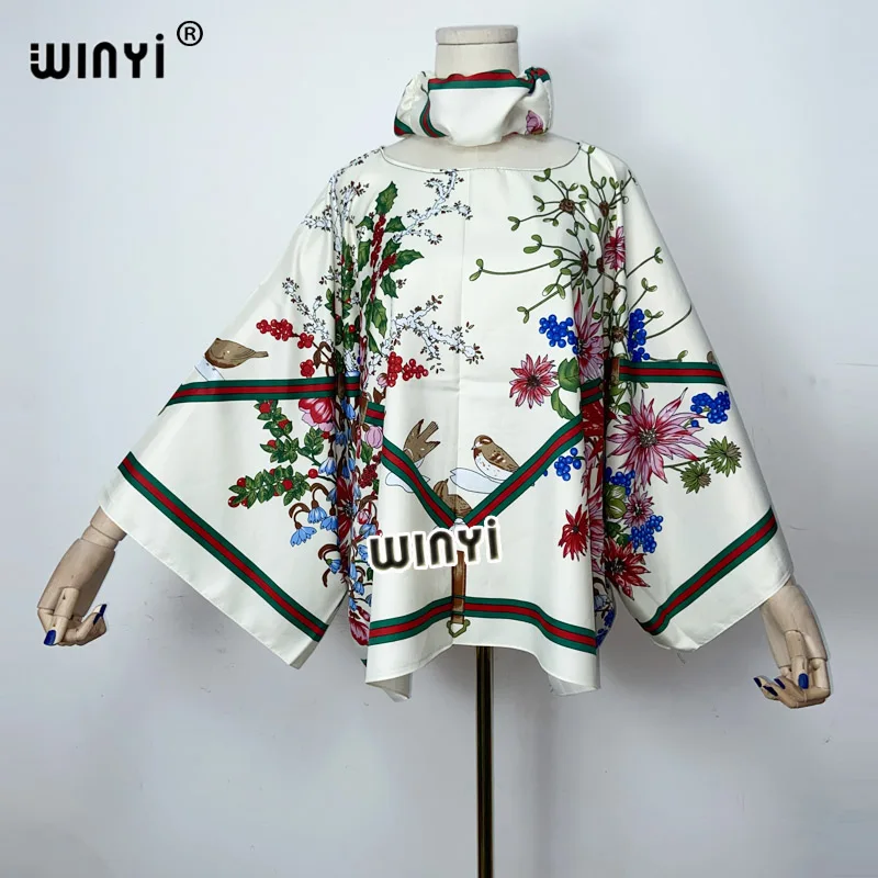 WINYI 2021 Thanh Lịch In Hình Mùa Hè Đời Boho Quần Áo Dành Cho Phụ Nữ Có Dây Đeo Đầu Dashiki Châu Phi Nữ Áo Европейская Одежда Dành Cho Nữ