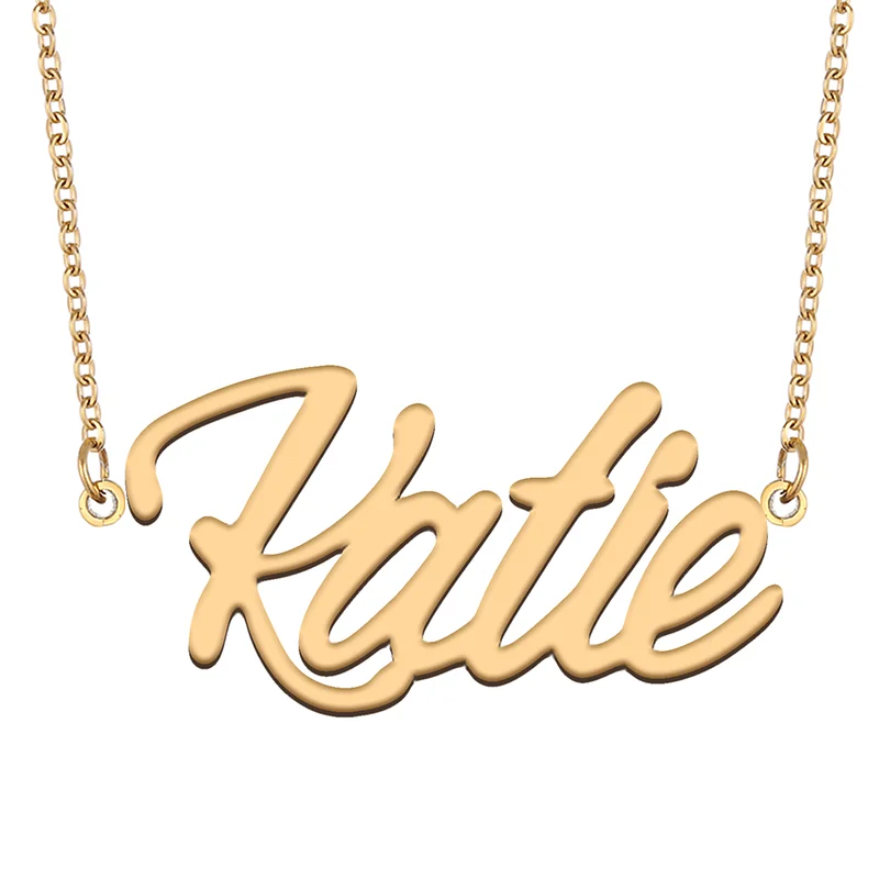 

Necklace with Name Katie for His Her Family Member Best Friend Birthday Gifts on Christmas Mother Day Valentine's Day