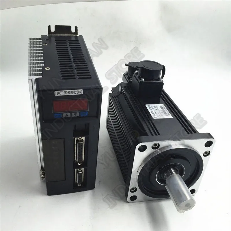 1.5KW NEMA42 110mm flange  5NM  220V 3000R/Min AC Servo Kits CNC constant torque MODbus RS485 RS232 with 2Year Warranty