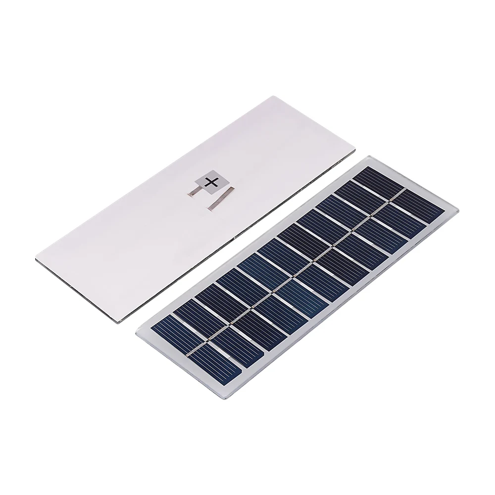 SUNYIMA 5PCS 6V 1W 132*48MM High Performance Cell Solar Panels Mini Photovoltaic System DIY For Battery Phone Chargers Portable