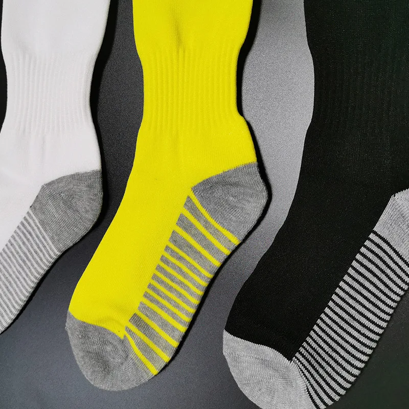 2021/22 New Season Soccer Socks For Adults Kids Thickening Towel Bottom Knee High Football Training Match Sport Racing Stocking