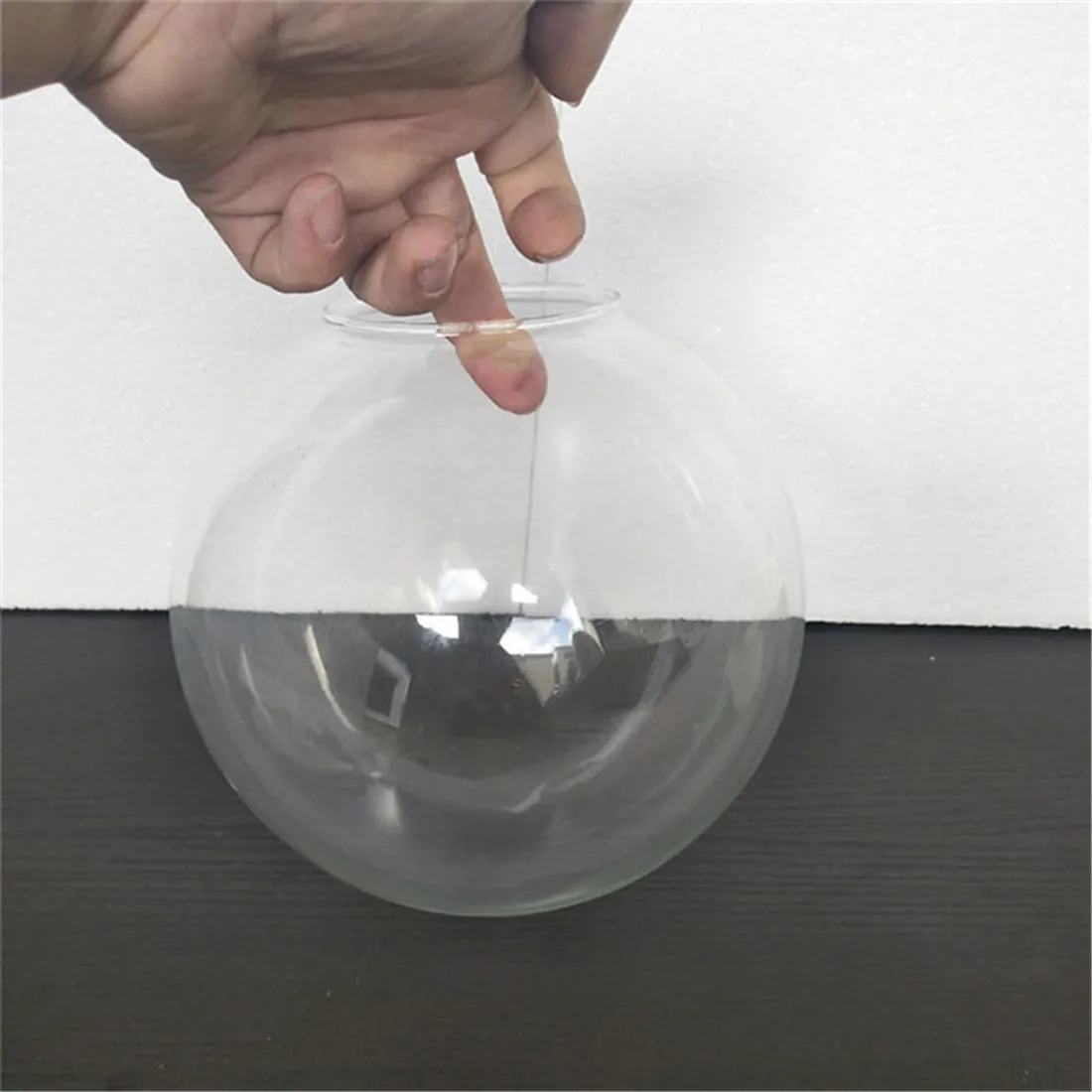 Clear Globe Glass Lamp Shade Transparent Lampshades Fitting Lamp D13cm D15cm D20cm D25cm Round Light Cover Replacement for DIY