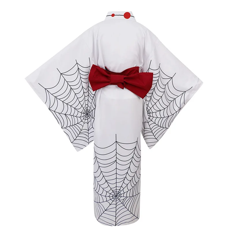 Anime Kimetsu no Yaiba Spider Oni Ayaki Rui Cosplay Costume Kimono Halloween Costumes