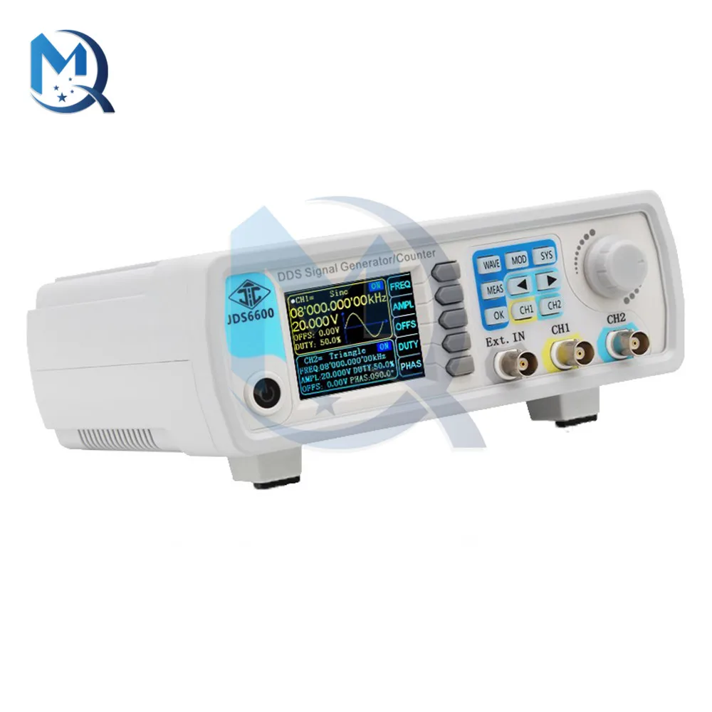 JDS6600 DDS Signal Generator JDS6600-50M 50MHz DDS Function Signal Digital Control Arbitrary Wave Frequency Counter Generator