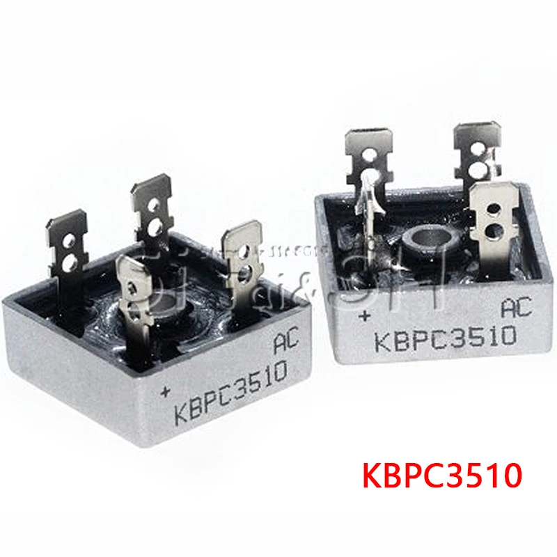 2PCS KBPC3510 35A 1000V Diode Bridge Rectifier