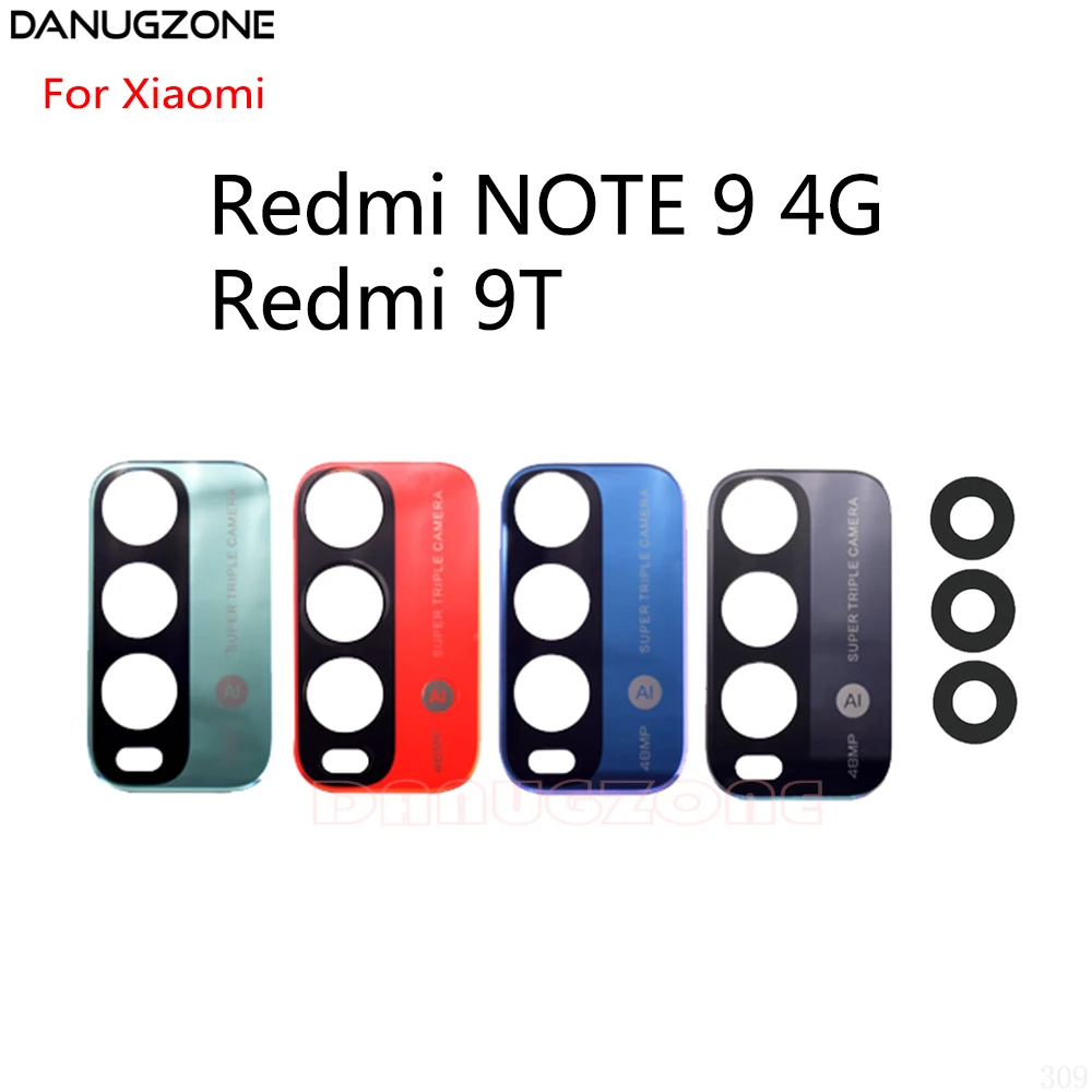 For Xiaomi Redmi NOTE 9 4G M2010J19SC Back Lens Rear Camera Glass Lens Mirror Redmi 9T