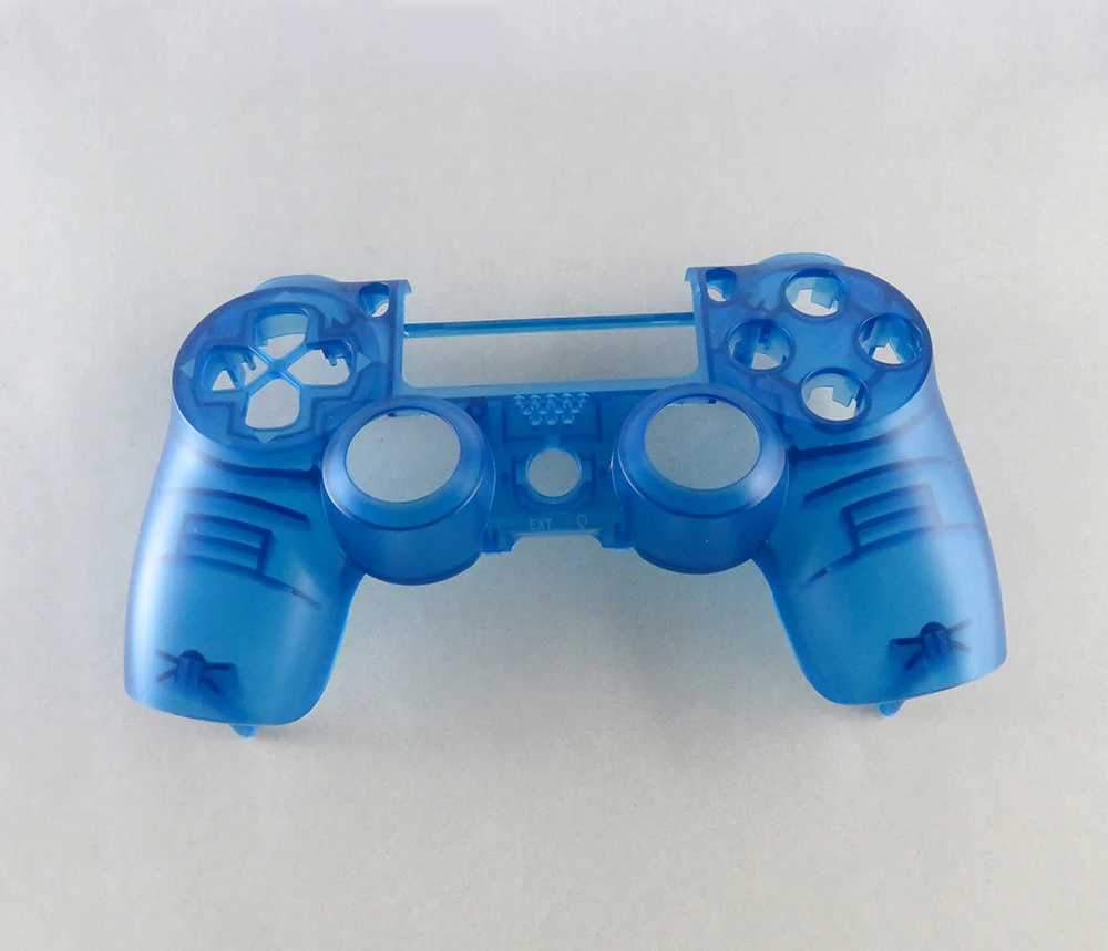 50 Uds. Carcasa frontal transparente y cristalina cubierta de placa frontal para controlador Playstation 4 PS4 JDM 040 JDS 040