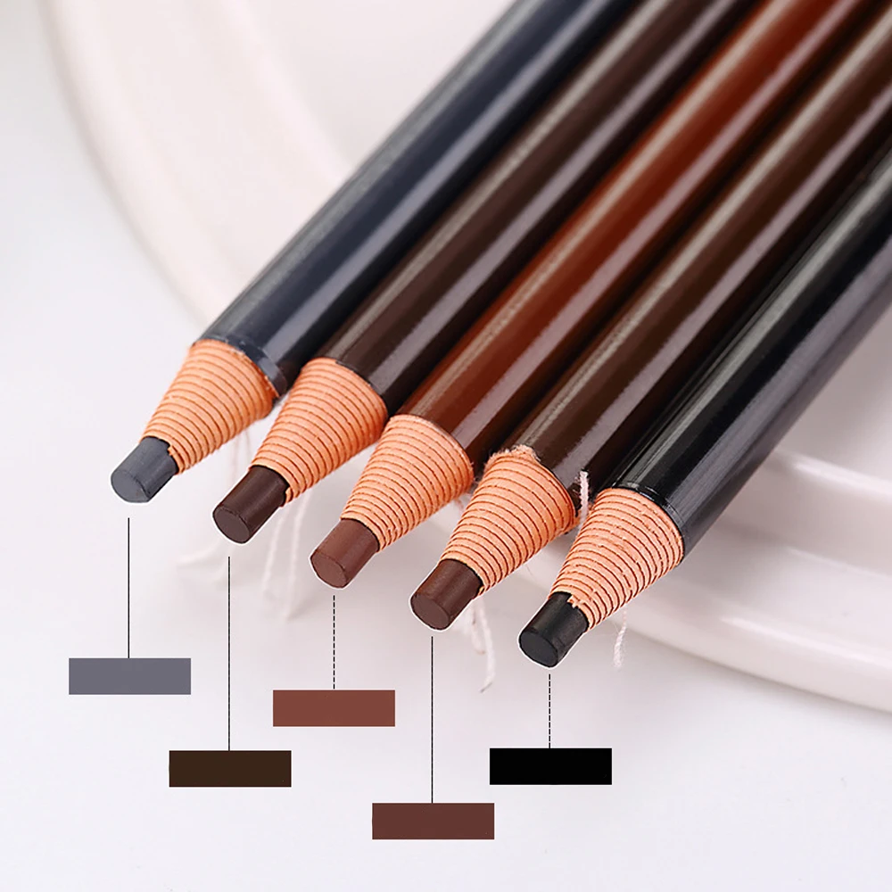 Waterproof Microblading Permanent Makeup Eyebrow Lip Design Eye Brow Positioning Lip Tattoo Pen Pencil Tools Marker Liner