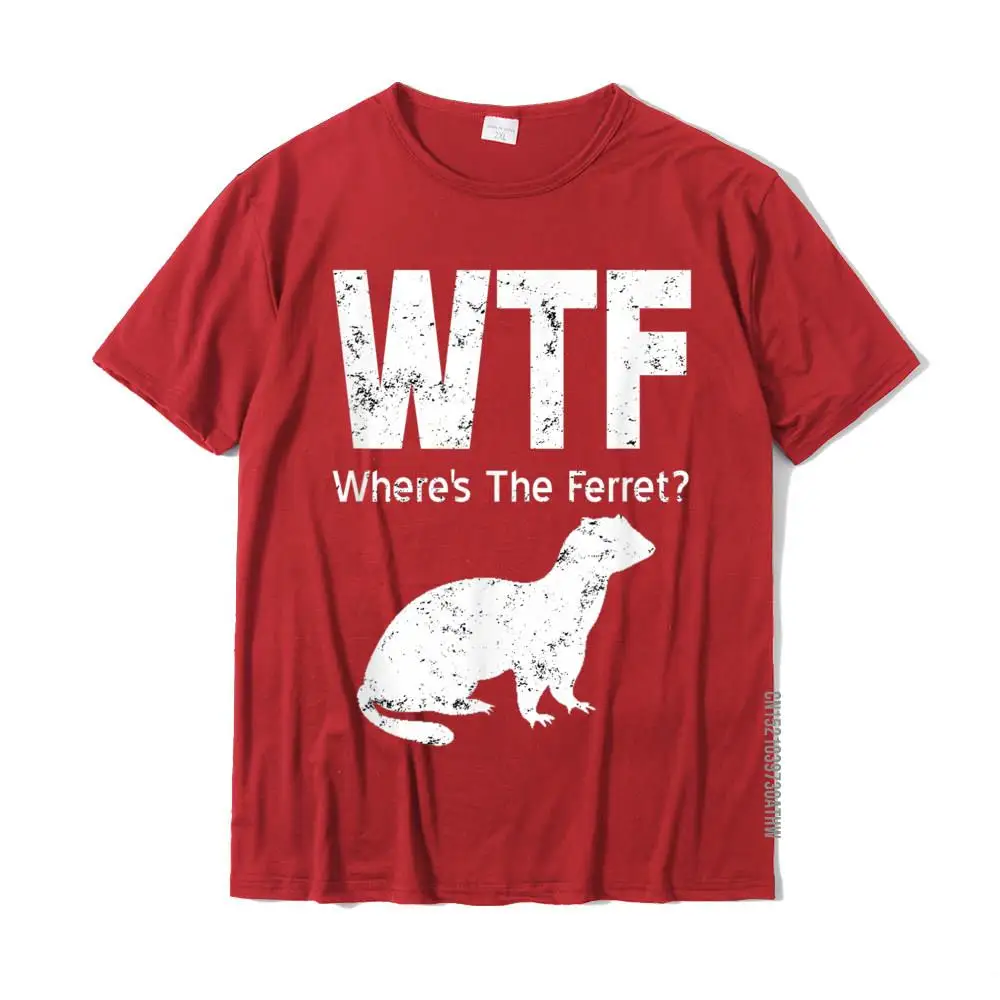 Camiseta divertida de hurón WTF para hombre, ropa de regalo de el hurón, de algodón, personalizada, gran oferta