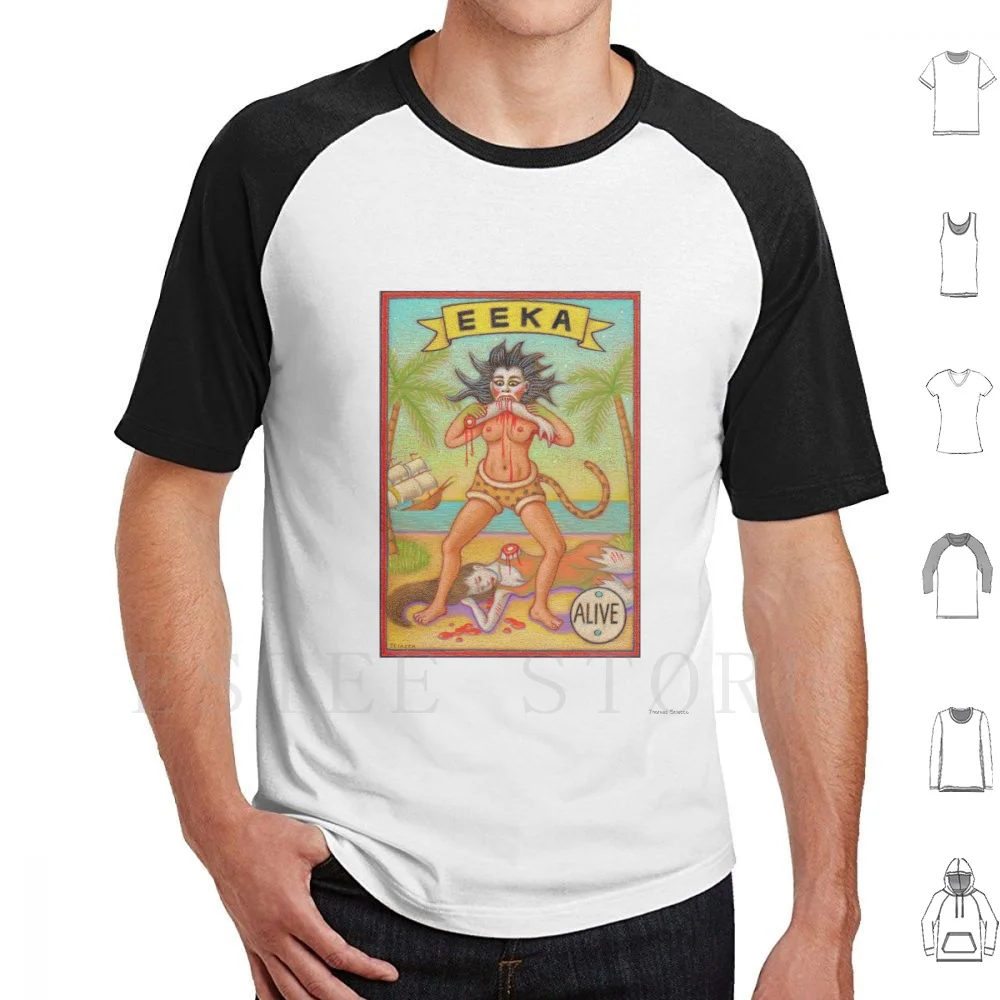 Eeka T Shirt Print Cotton Circus Sideshow Cannibal