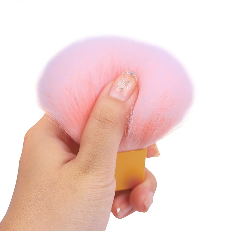 1Pcs Nail Brush Acrylic UV Gel Nail Art Powder Cleaning Dust Remover Gradient Brush Manicure Nail Art Care Tool