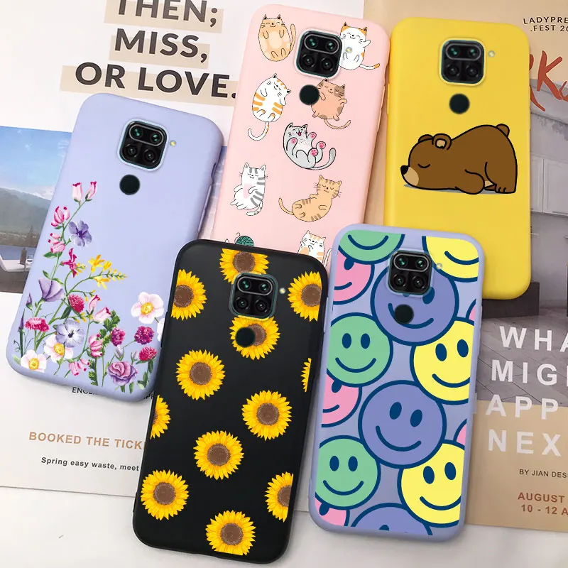 TPU Redmi Note 9 Pro Case Thin Silicone For Xiaomi Redmi Note 9S 9T 9 T 9C Redmi 9A Case Bumper Cat Redmi 9 Cartoon Back Covers