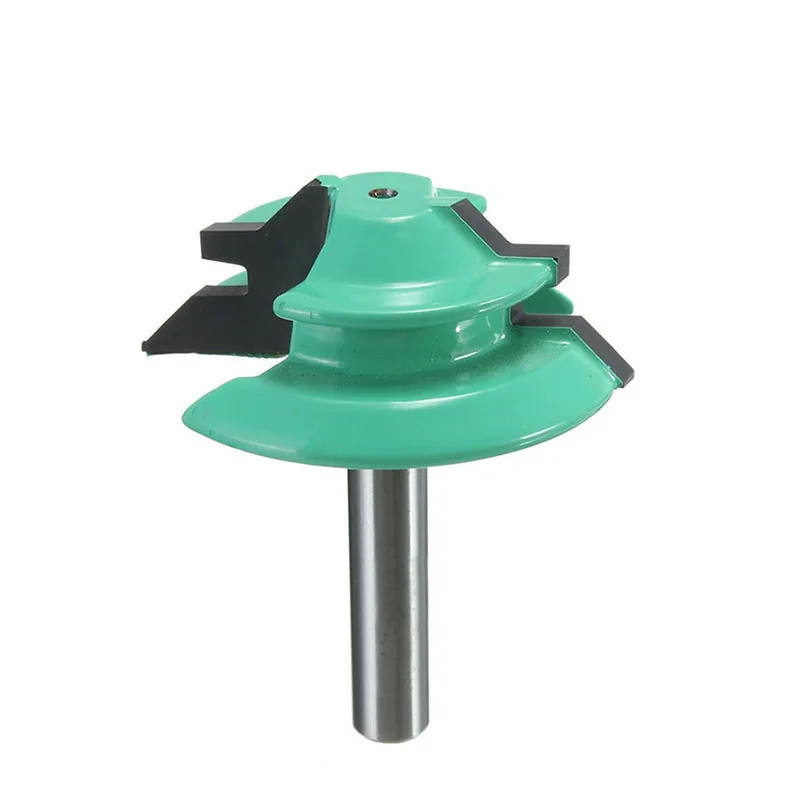 Imagem -05 - Haste de 45 Graus Tenon Roteador Bit para Madeira Articulada Bit Carpintaria Fresa Ângulo Direito Cnc Ferramenta Bit mm