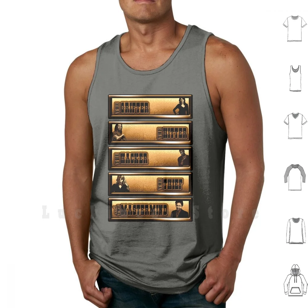 Let's Steal A Tank Tops Vest 100% Cotton Leverage Tv Series Las Reglas Del Juego Grifter Hitter Hacker Thief