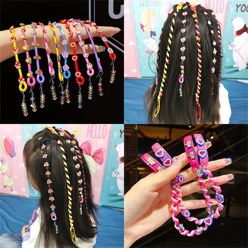 Children's Twist Braid Curling Sticks Dirty and Dirty Braided Hair Irons Show Styling Hairpins Girls Hair Accessories Headdress