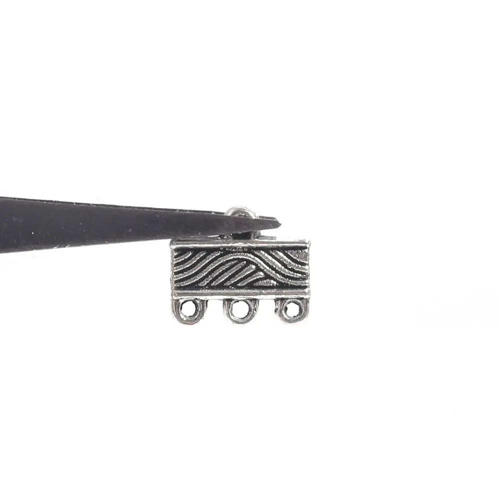 10pcs Tibetan Silver Bracelet Buckle Spacer Beads Pendant Tibetan Retro DIY Bracelet Necklace Pendant Charms Diy Jewelry Making
