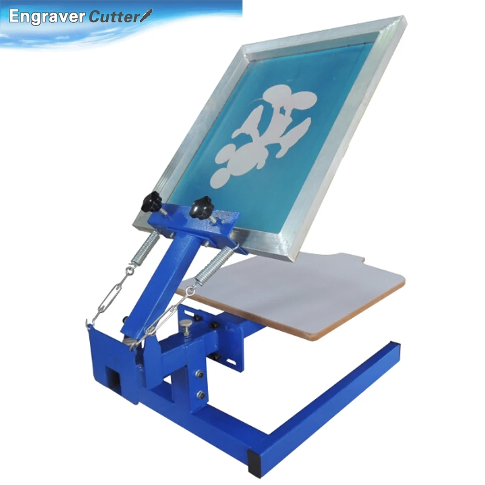 Brandnew 1 Color 1 Station Silk Screen Printing Machine 1-1 Press DIY T-Shirt Printing