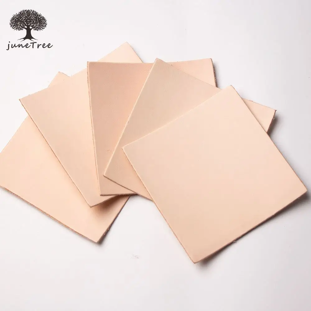 small size vegetable tanned leather thick genuine leather Natural square piece Cowhide First Layer leather hides cow skin