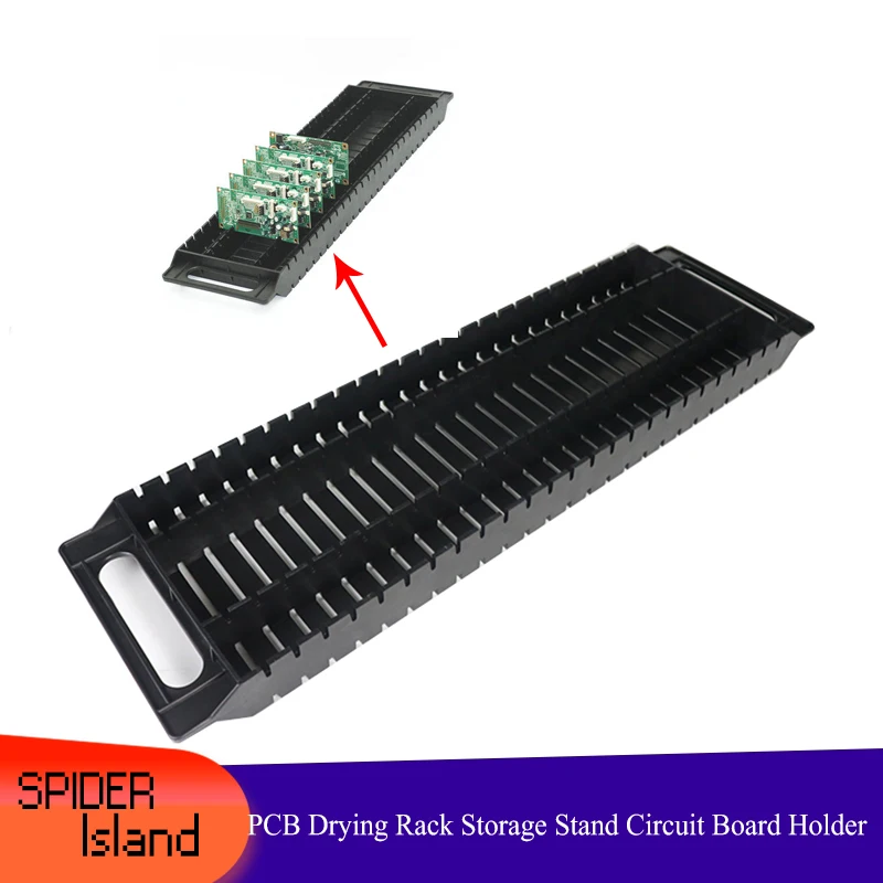 Circuit Board Holder PCB SMT Drying Rack Storage Stand Anti-Statics PCB Storage Rack Component Box ESD PCB Bracket Repair