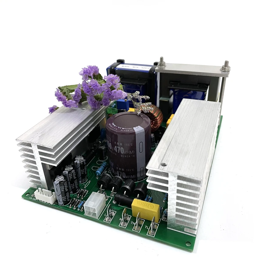 600w 20-40khz Vibration Power Ultrasonic PCB Generator For Driving Vegetable Fruits Cleaner