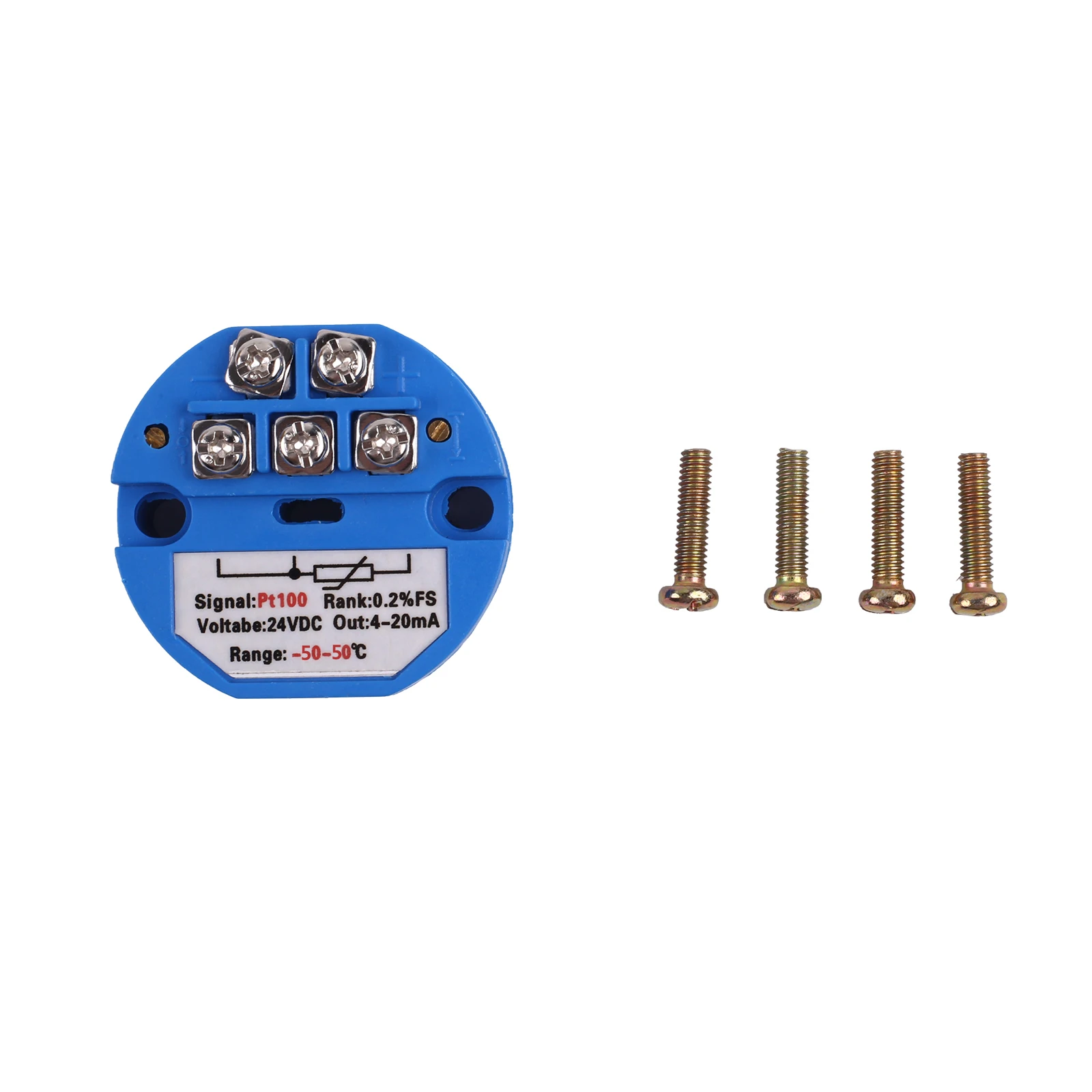 4-20mA -20~80℃/-50~50℃ Temperature Instrument Integration PT100 Temperature Transmitter Module Isolated Sensor