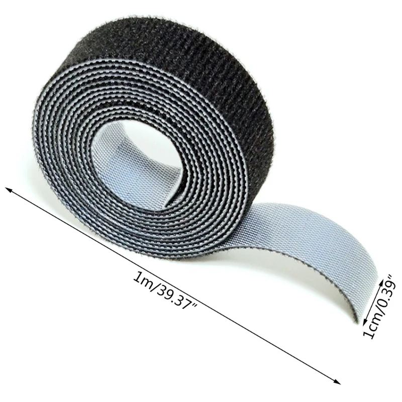 가정용 수납 코드 케이스 홀더 책상 깔끔한 정리 케이블 클립 1 미터 스티커 후크 테이프 헤드폰 와이어