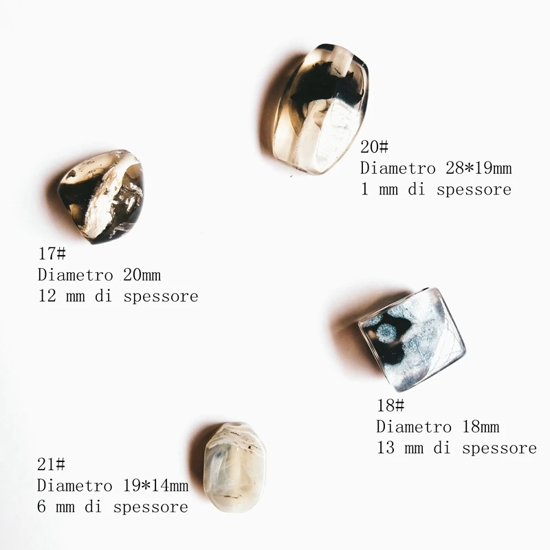 Japan and South Korea texture ink ink acrylic DIY jewelry, hand made perforating accessories Earrings accessories